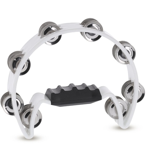 [841548] Tamburello Mezzaluna con piattini Gewa Bianco