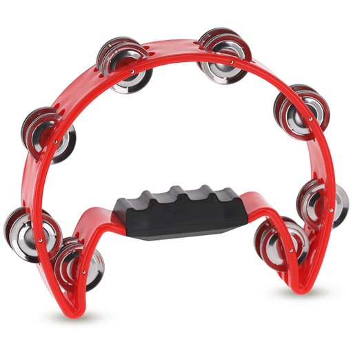 [841542] Tamburello Mezzaluna con piattini Gewa rosso