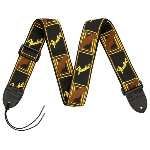 [0990681000] Tracolla Fender Black/Yellow/Brown