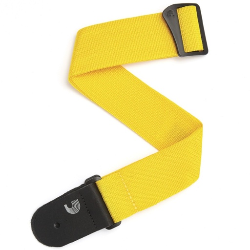 [PWS110.] Tracolla per chitarra D'Addario in polipropilene giallo