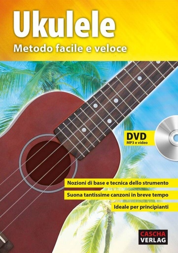 [EHHH1304] Ukulele - Metodo facile e veloce + codici QR