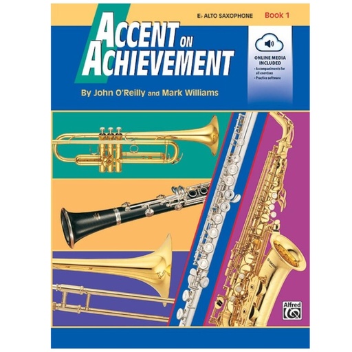 [17087] Williams - Accent on Achievement per sax Book 1