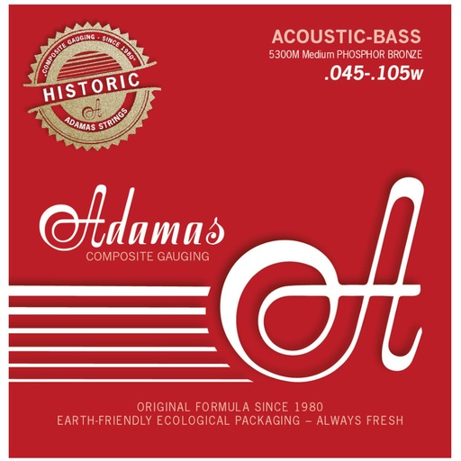 [669605] Muta corde per basso acustico Adamas 045-105 Phosphor-Bronze