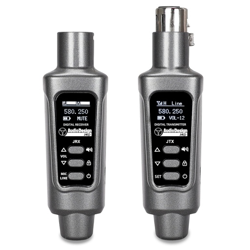 [JTX\RX11] Sistema TX/RX Wireless Digital Audiodesign Pro JTX\RX11