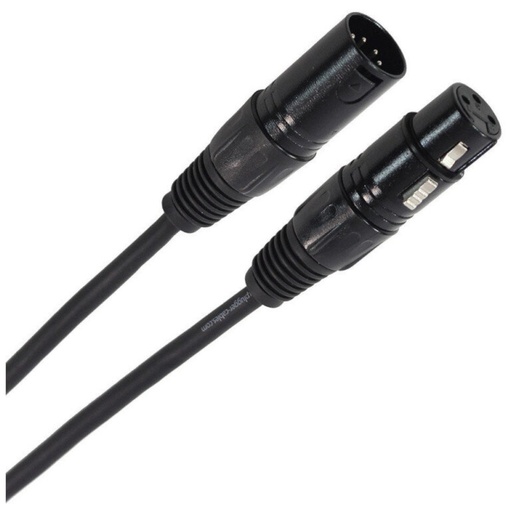 [PLUCABDXF3XM50M30EAS] Cavo DMX XLR maschio 5 poli\XLR femmina 3 poli 30cm