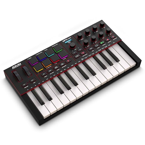 [1070015550] Tastiera MIDI USB-C Akai MPK Mini IV Black