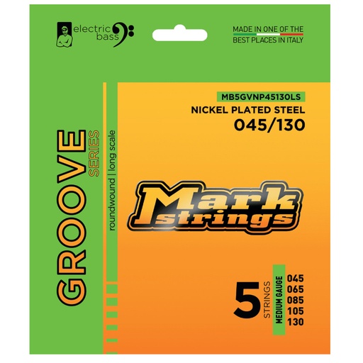 [MB5GVNP45130LS] Muta corde per basso 5 corde MarkBass Groove 45/130