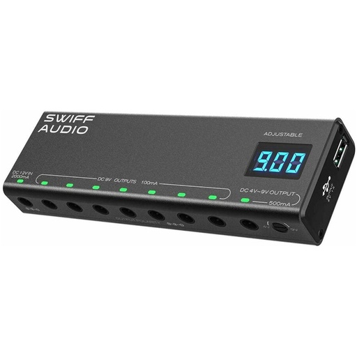 [P200] Alimentatore per pedali a batteria Swiff Audio P200