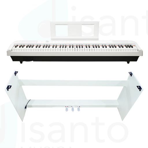 [DP1WH+WS-10W] Pianoforte digitale Echord DP1 con mobile WS-10W White