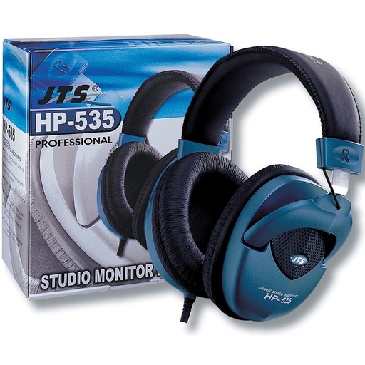 [26057] Cuffia JTS HP-535 Dinamica e Semichiusa Silver-Blu