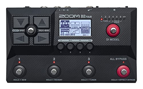 [9550302499018] Pedaliera multieffetto per basso Zoom B2 FOUR