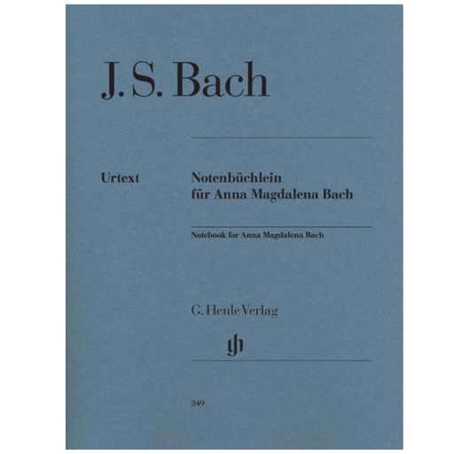 [HN349] Bach - Quaderno di Anna Magdalena Ediz. Henle Verlag