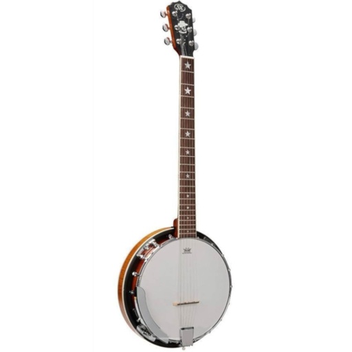 [STV430] Banjo 6 corde SX con custodia