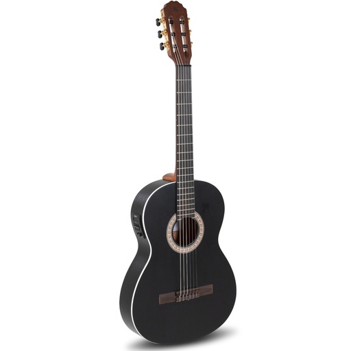 [500469] Chitarra classica elettrificata Caballero Serie Principio P BK