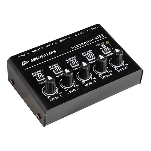 [NANOMIX-4BT] Mixer ultracompatto JBSystems Nanomix-4BT