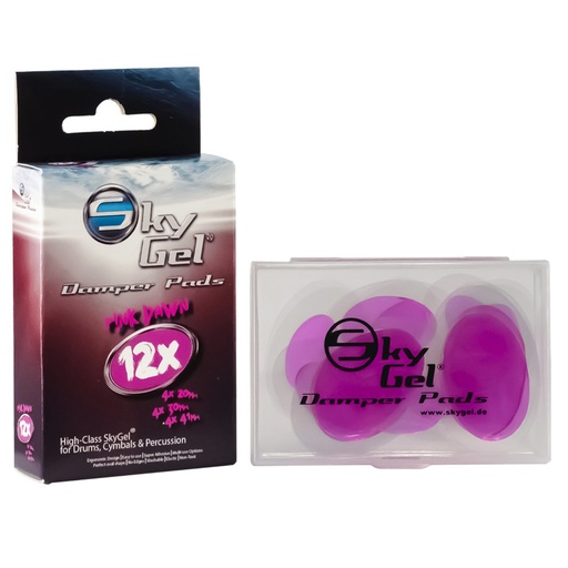[805622] Sordine per batteria in gel SkyGel Pink 12 pz.