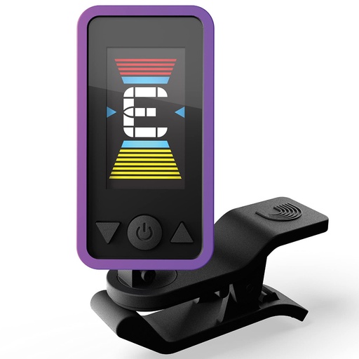 [PW-CT-17PR] Accordatore clip D'Addario Eclipse, viola