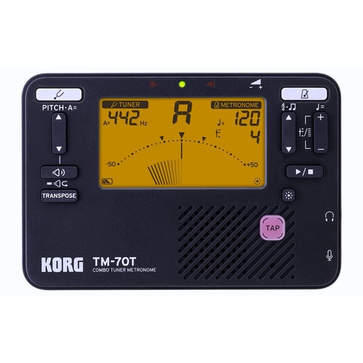 [C1280280261] Accordatore Korg TM70T-BK