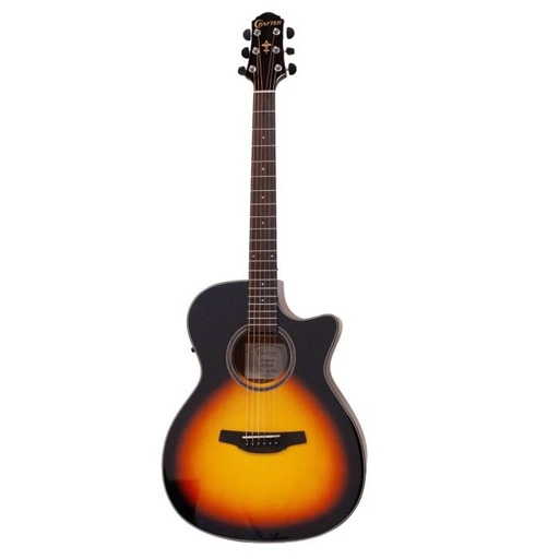 [40789] Chitarra acustica elettrificata Crafter HT250CE Vintage Sunburst
