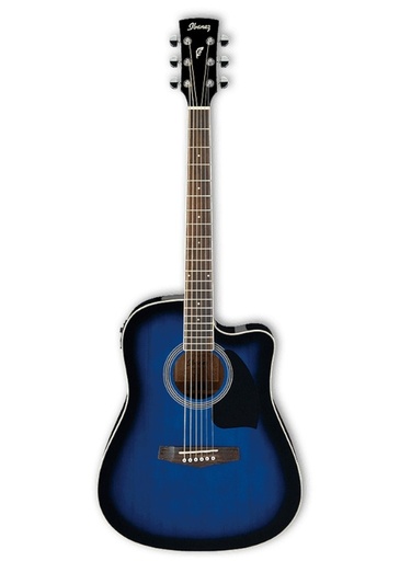 [PF15ECETBS] Chitarra acustica elettrificata Ibanez PF15ECE Blu Sunburst