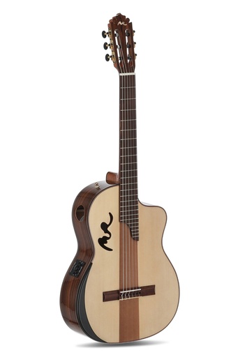 [501462] Chitarra classica elettrificata Manuel Rodriguez Elettro-acustica Café Cortado Cutaway